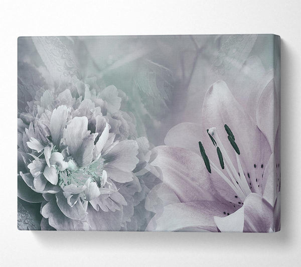  A Canvas Print of Flower Montage Canvas Wall Art