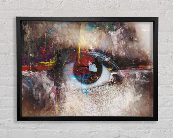Abstract Painting and eye