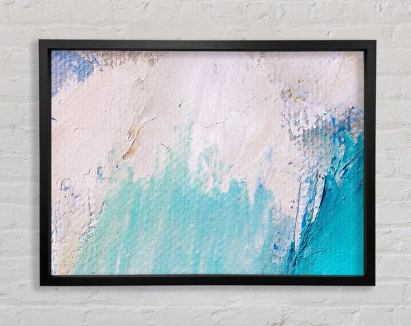 Plastered Colour wall Framed Print