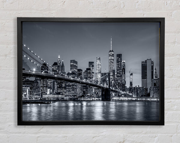 Die Lichter von New York leuchten