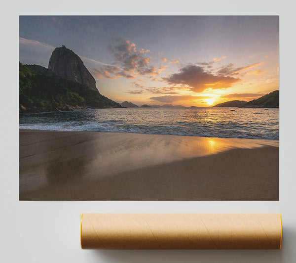 Spectaclar View At The Beach Poster
