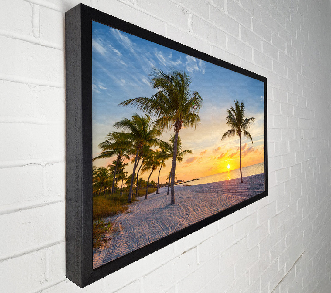  A Canvas Print of Sandy paradise heaven Canvas Art
