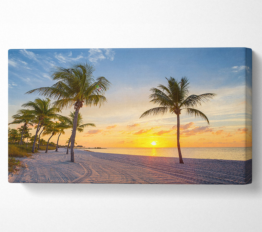  A Canvas Print of Sandy paradise heaven Canvas Art