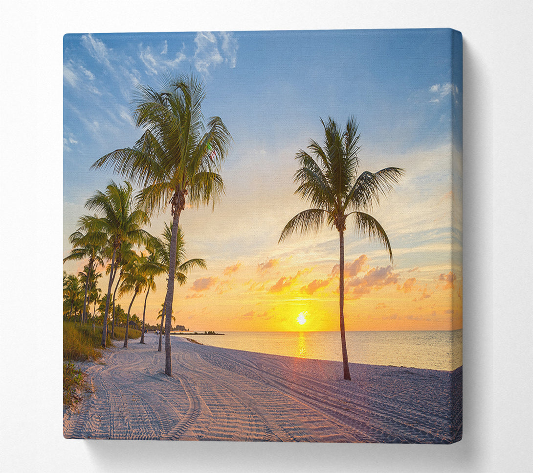  A Canvas Print of Sandy paradise heaven Canvas Art