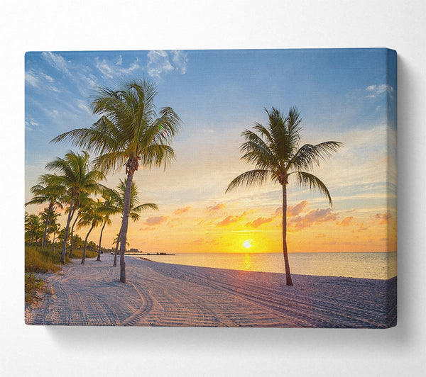  A Canvas Print of Sandy paradise heaven Canvas Art
