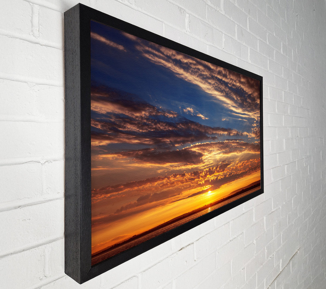  A Canvas Print of open up the skies Canvas Wall Art