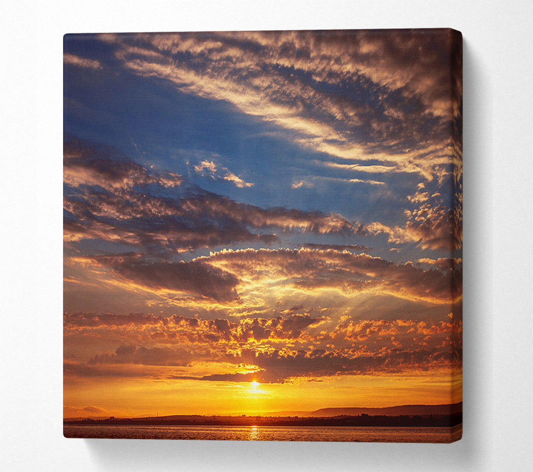  A Canvas Print of open up the skies Canvas Wall Art