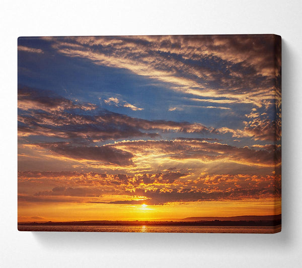 A Canvas Print of open up the skies Canvas Wall Art