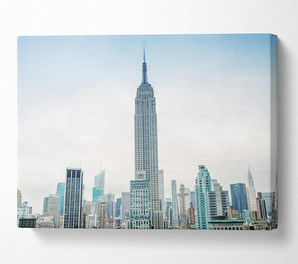  A Canvas Print of City in the distance Canvas Print