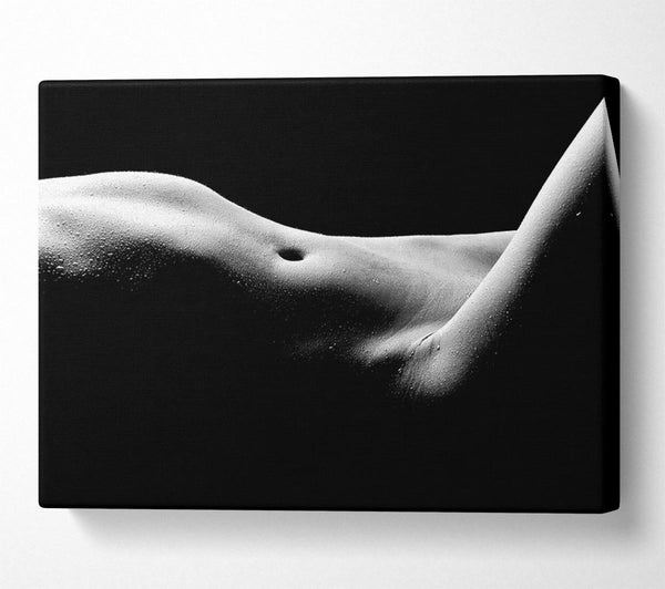 Water droplets on body