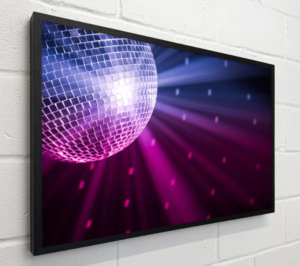 Disco ball blue and pink