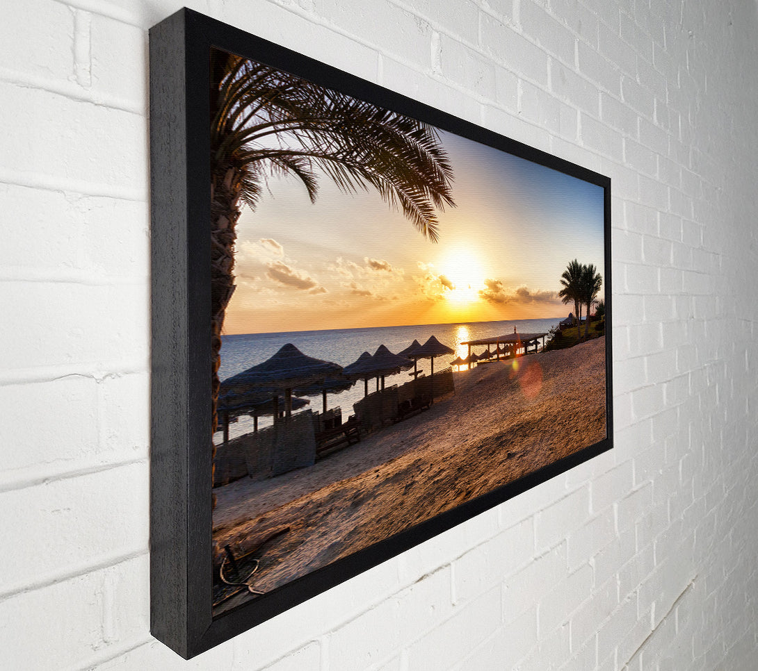  A Canvas Print of Evening on the sands Canvas Print