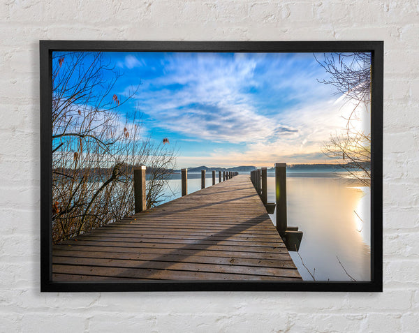 the bridge to freedom Framed Print
