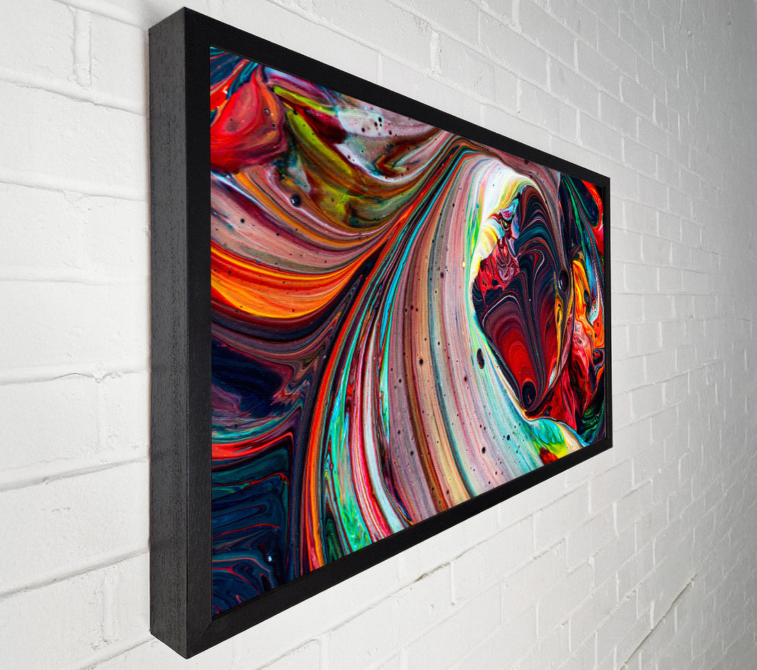  A Canvas Print of Mixing up the paint Canvas Art
