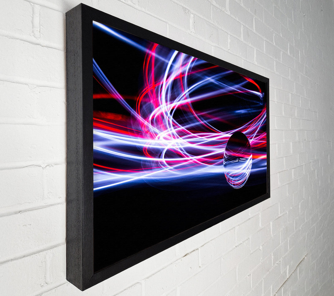  A Canvas Print of Light painting orb Canvas Print