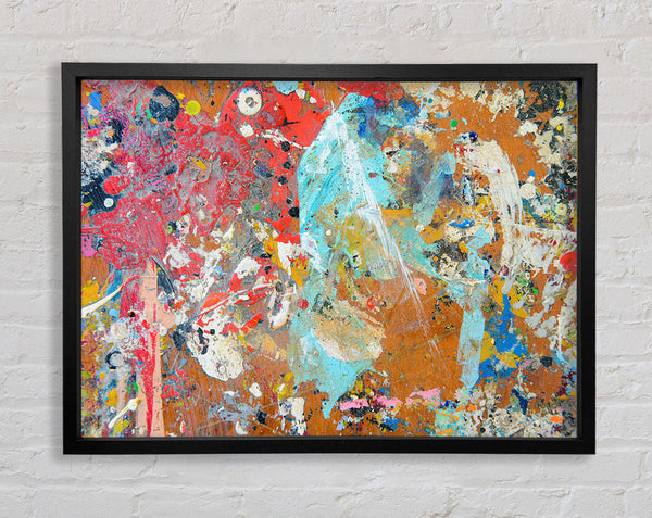 Rough paint Framed Print