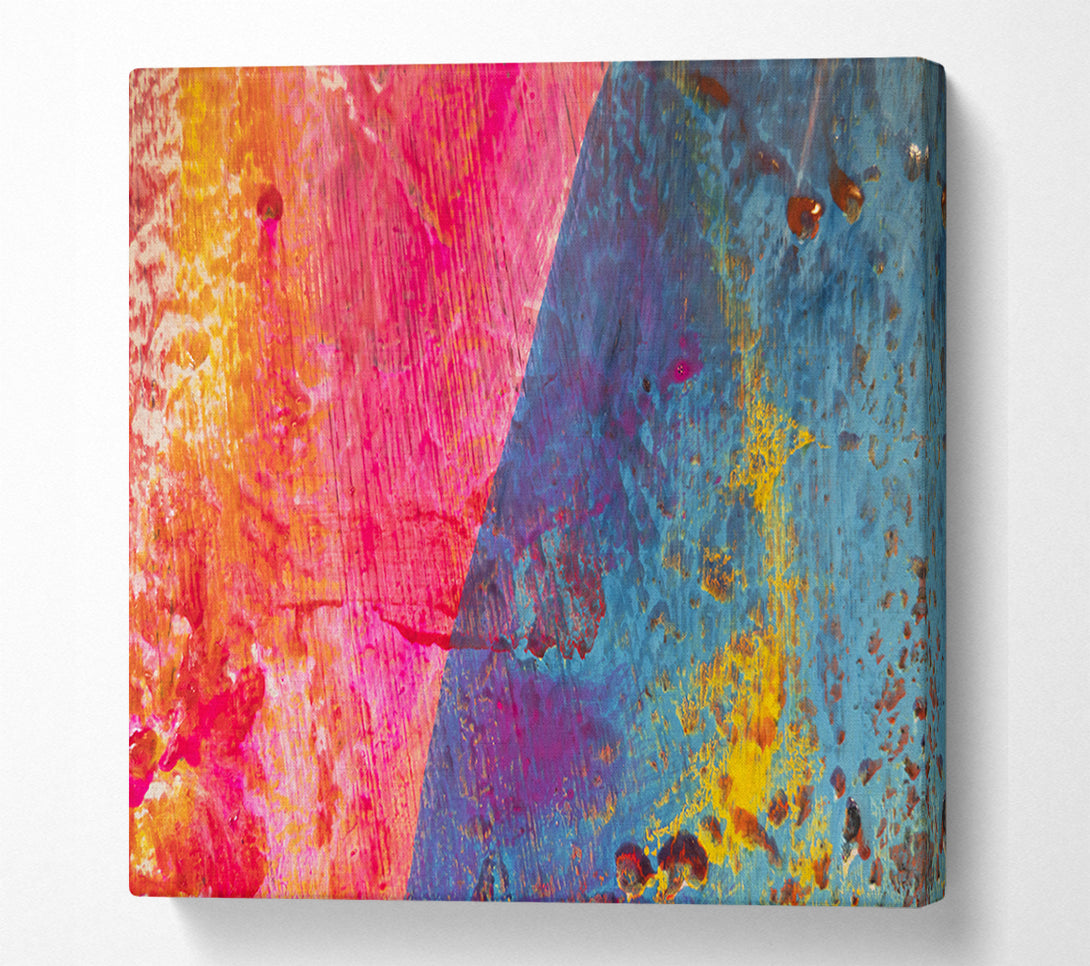  A Canvas Print of Rough Reds texture Canvas Art