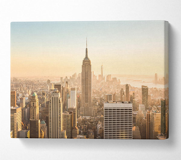  A Canvas Print of New york skyline in the day Canvas Wall Art