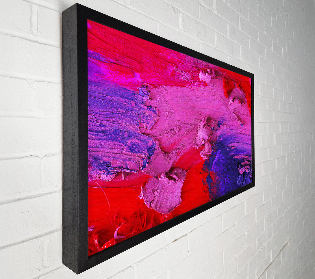  A Canvas Print of Dry coloured paste Canvas Print