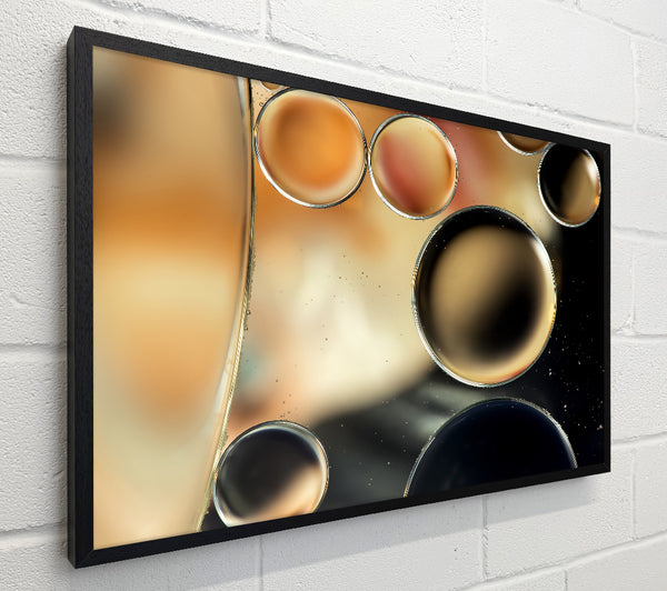Abstract circles droplets