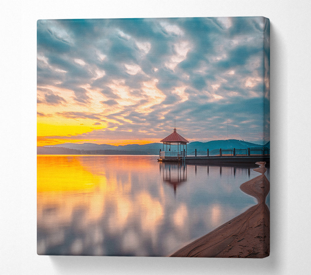  A Canvas Print of Stage on the Pier Canvas Wall Art