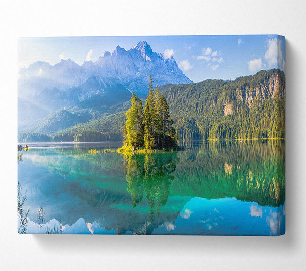  A Canvas Print of Mini tree island Canvas Art