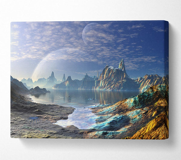  A Canvas Print of On another planet Canvas Wall Art