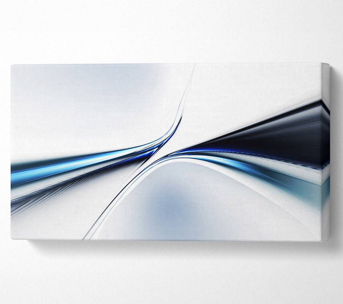  A Canvas Print of Defined lines meeting Canvas Wall Art