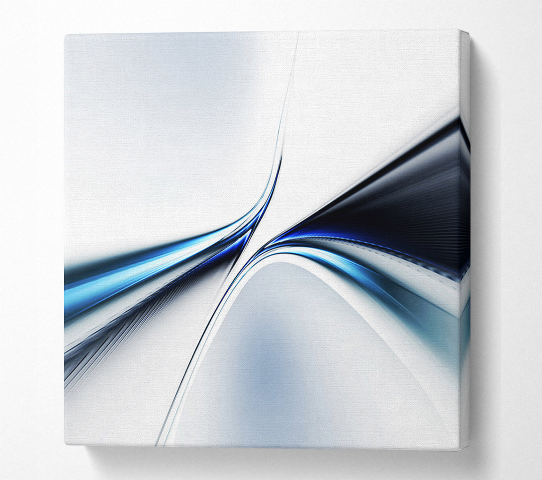  A Canvas Print of Defined lines meeting Canvas Wall Art