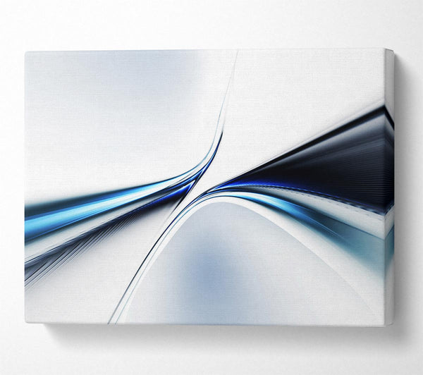  A Canvas Print of Defined lines meeting Canvas Wall Art