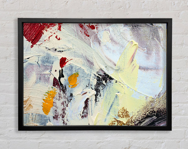 Thick paint applied Framed Print