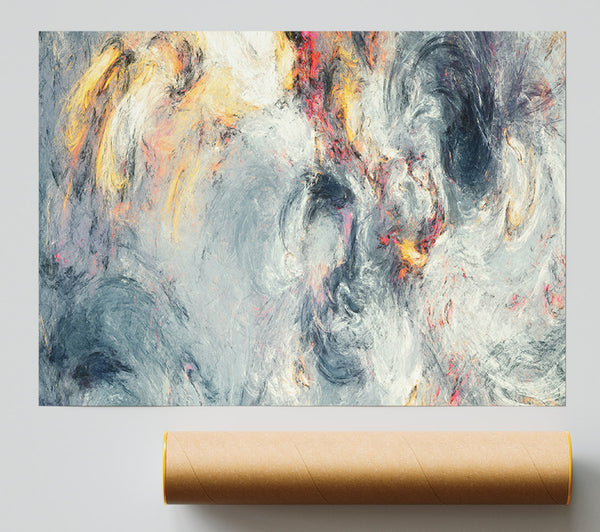 Ash And Fire Pastels Print