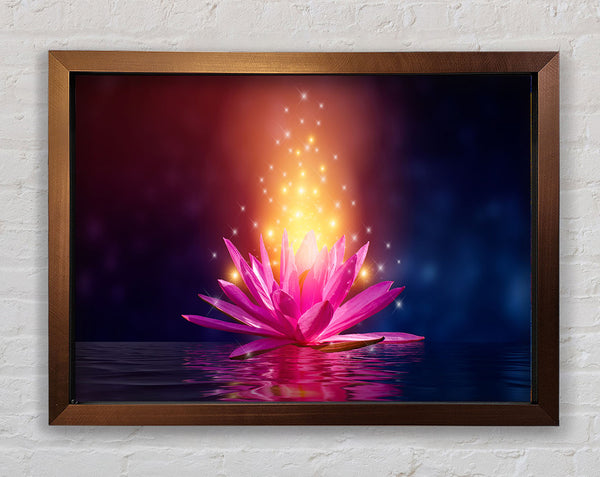 Magical Lillie emitting spores Framed Print