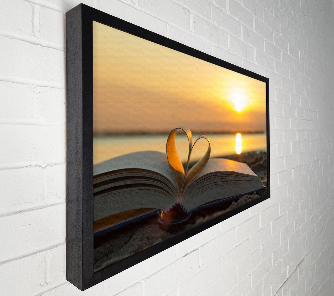 A Canvas Print of Love book Canvas Art
