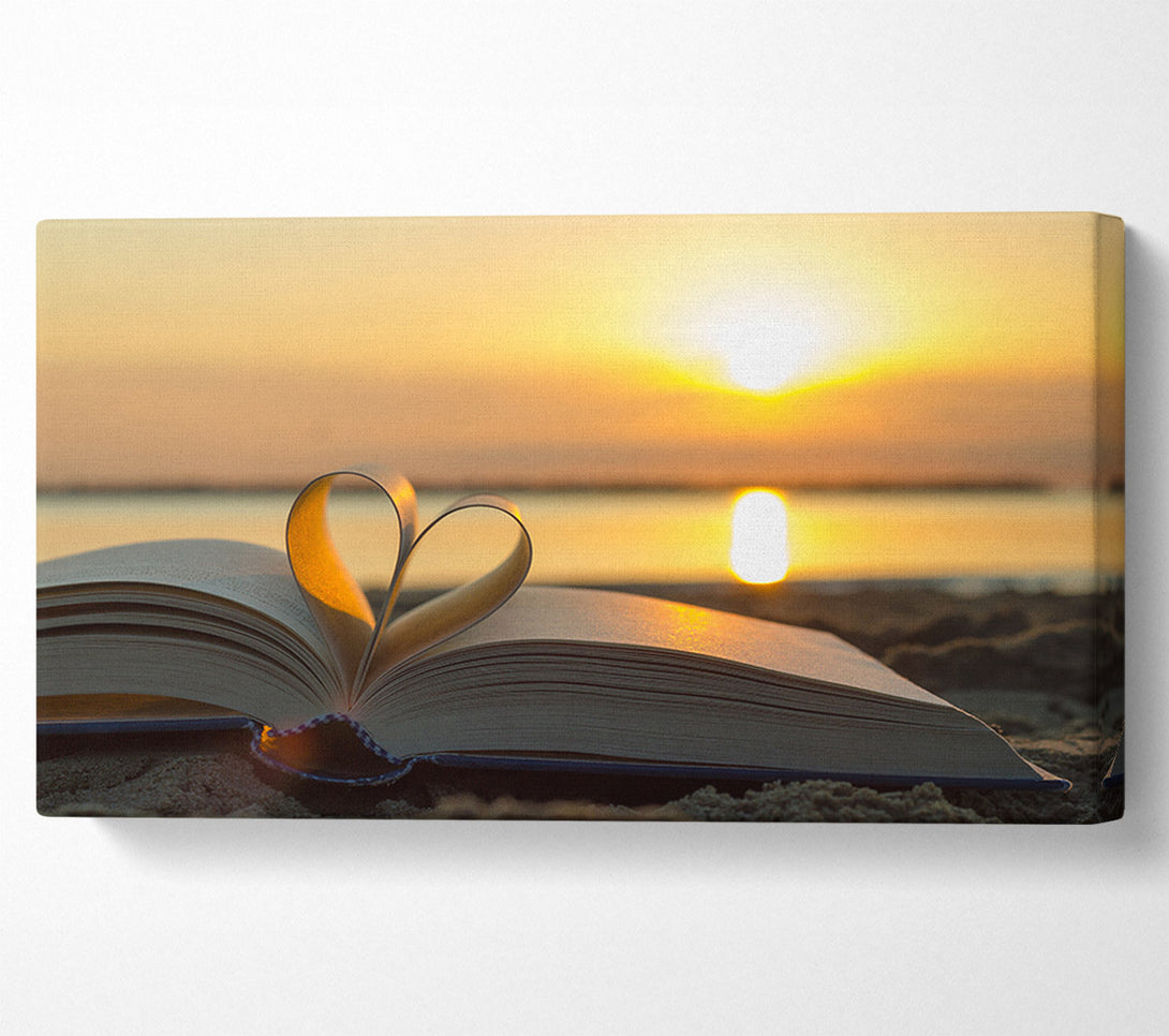 A Canvas Print of Love book Canvas Art
