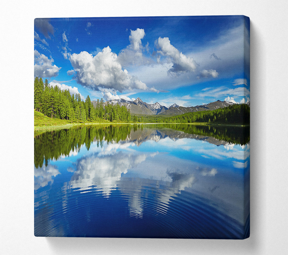  A Canvas Print of ripples in the ocean view Canvas Wall Art