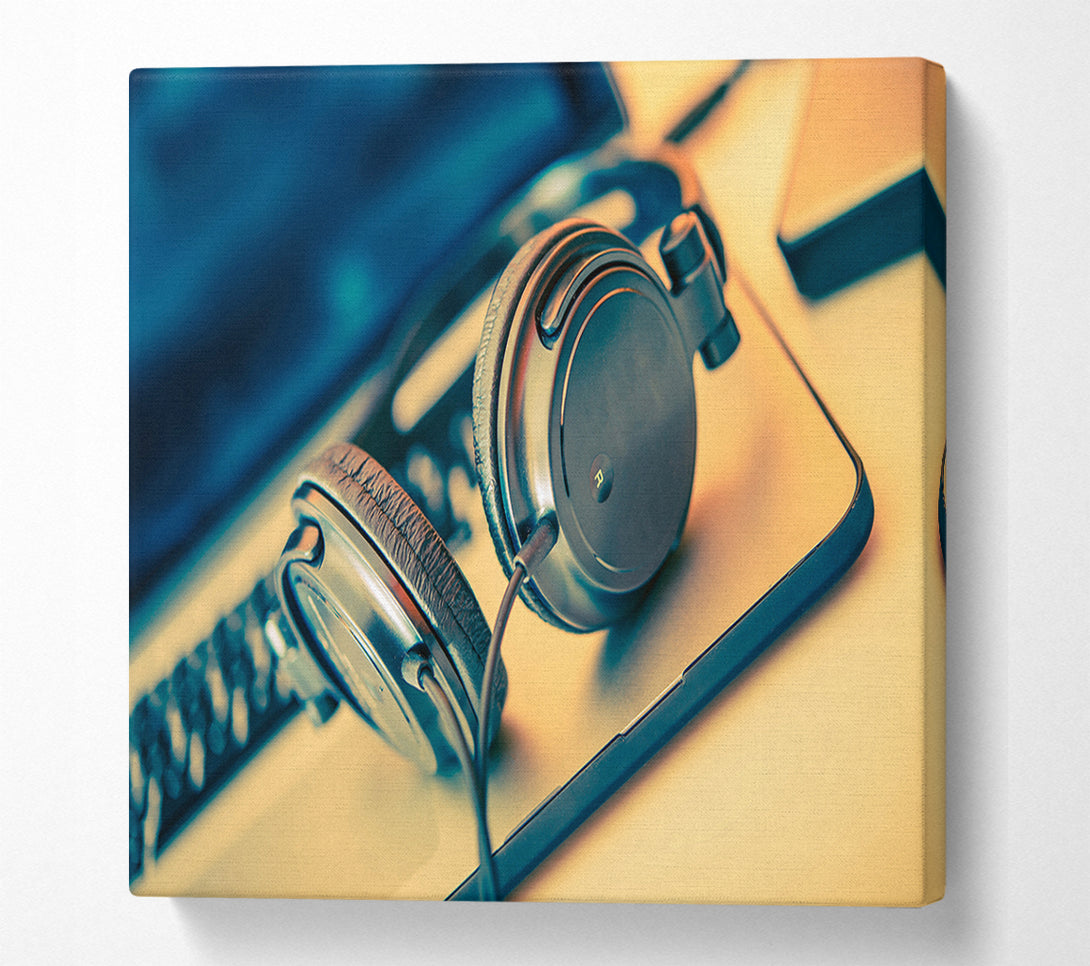  A Canvas Print of headpgones on the table Canvas Wall Art
