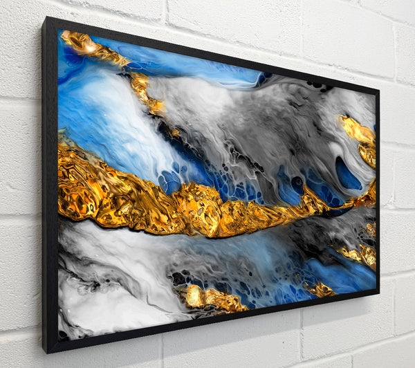 Oil flow of colours
