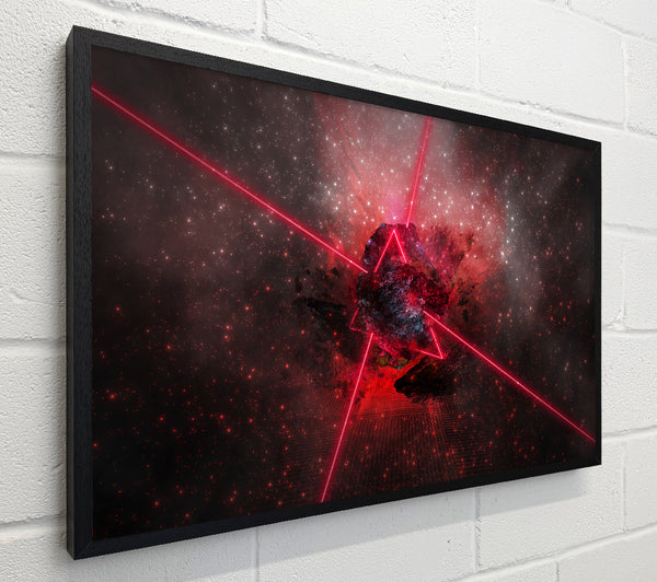 Red lazer triangle