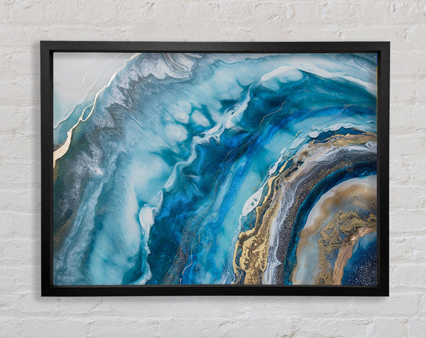 Natural stones inside Framed Print
