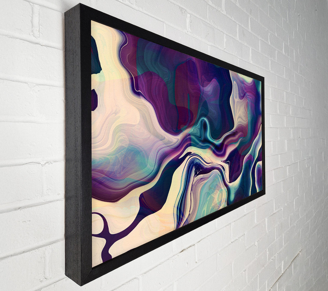  A Canvas Print of Swirly colours and motions Canvas Art
