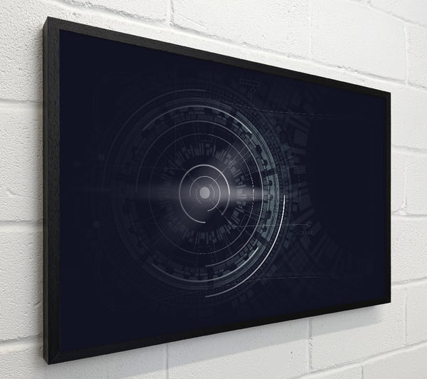 digital circles and lines
