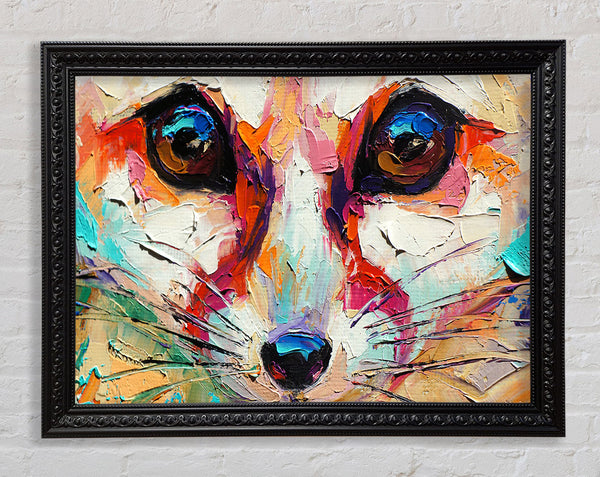 Close Up Fox Painting