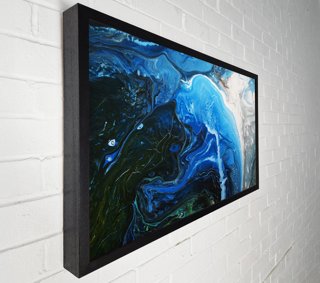  A Canvas Print of Vivid textures and colours stone Canvas Art