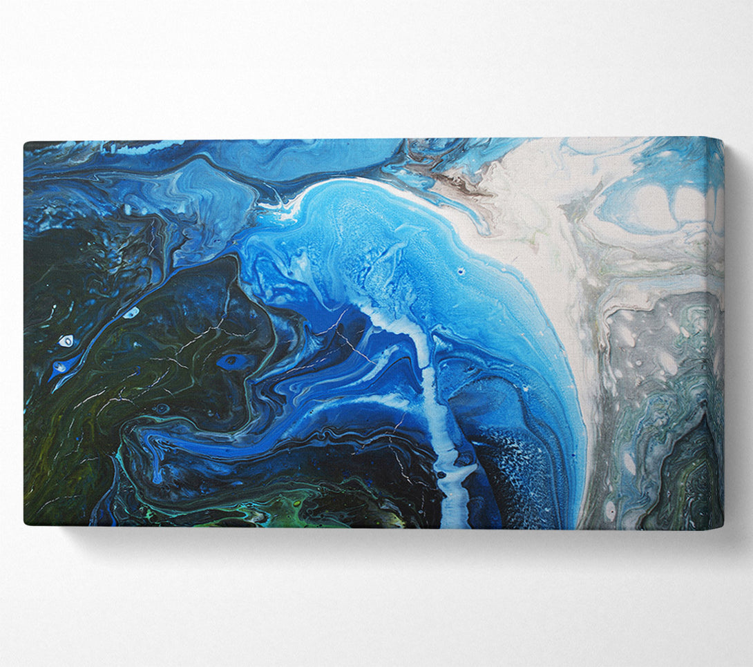  A Canvas Print of Vivid textures and colours stone Canvas Art