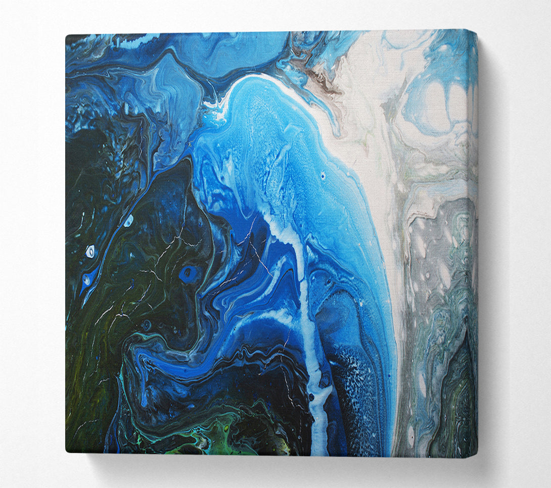  A Canvas Print of Vivid textures and colours stone Canvas Art