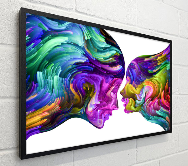 Soul connection of colour and vibrance