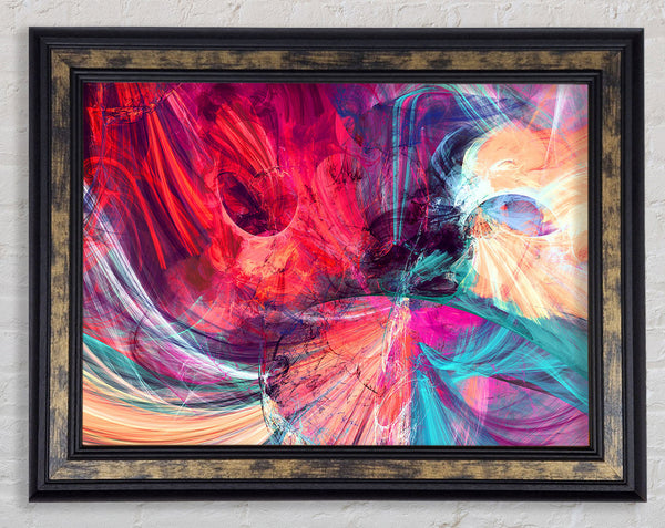 Opening up the heavens in colour Framed Print