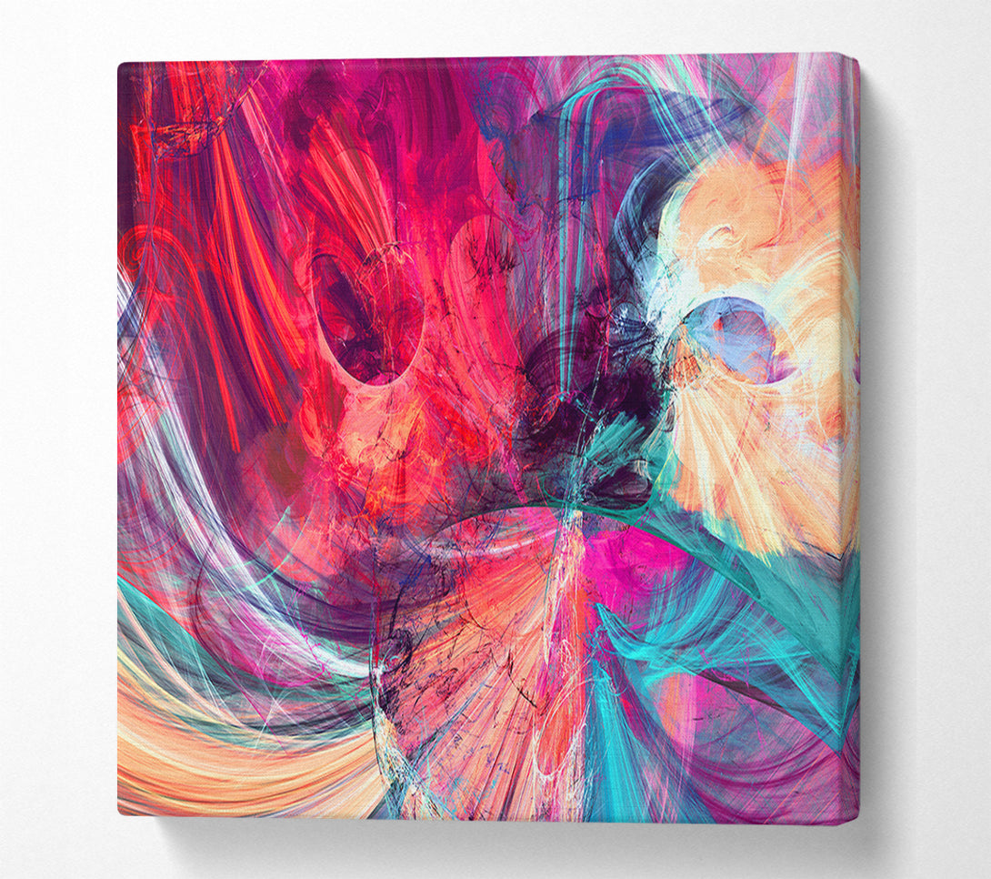  A Canvas Print of Opening up the heavens in colour Canvas Print