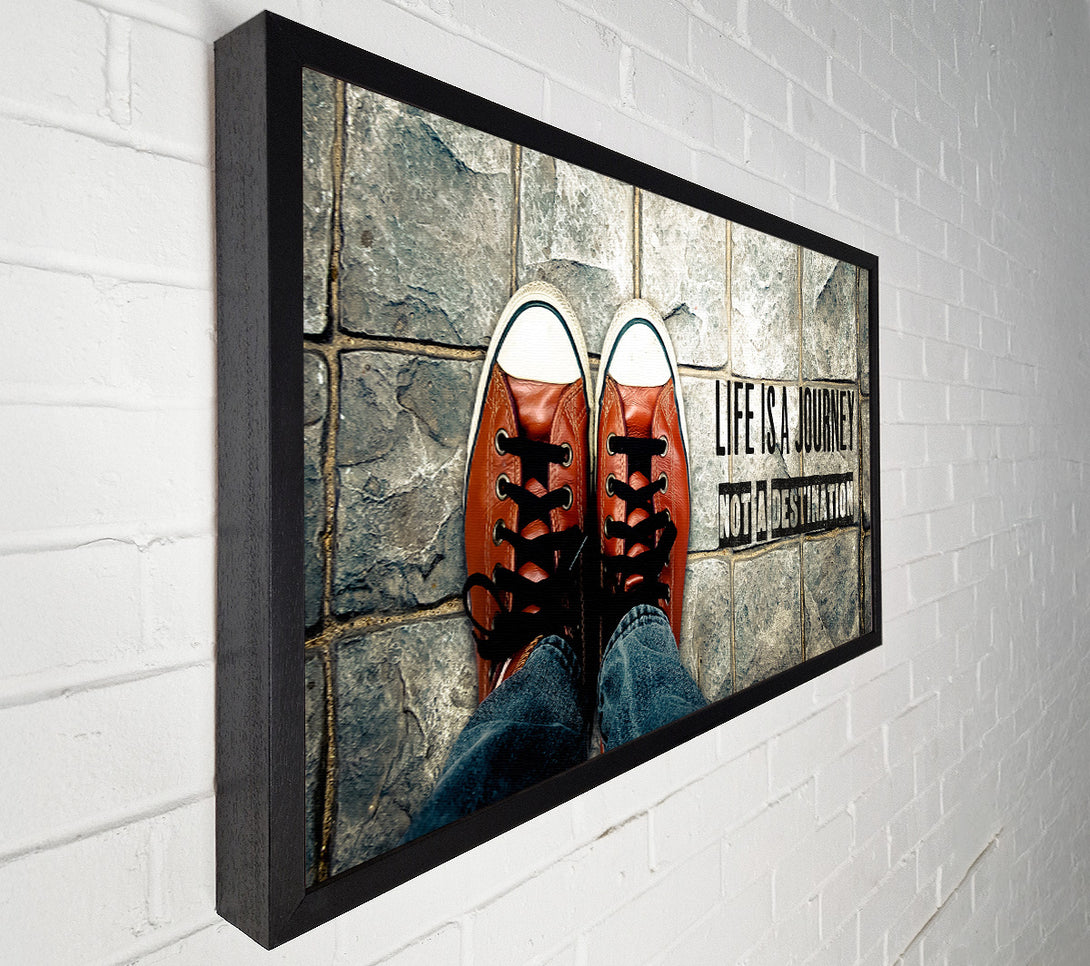 A Canvas Print of life is a journey not a destination Canvas Print
